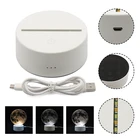Lamp Base Led Lamp Bases For 3d Hot Sale 3d ABS Lamp Base Touch Switch Led Base For 3 Color Changeable Night Light