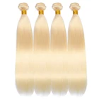 100% Raw Virgin Unprocessed Peruvian Human Hair Blonde Hair Bundles