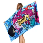 Custom Towel Microfiber Printed Custom Beach Towel