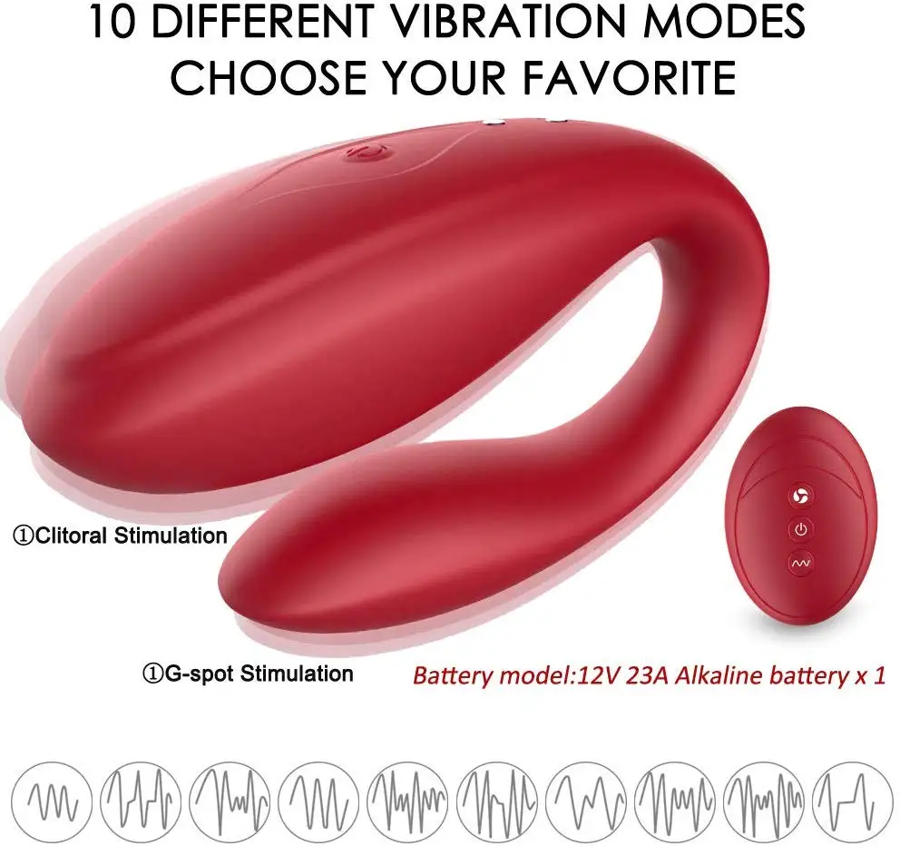 Vibrador Silencioso De Doble Motor Con Forma De U Para Mujer Punto G