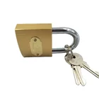 20mm brass colored imitated painting family home children notebook iron padlock
