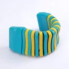 Orff high and low sound double ring Plastic tooth wood Children's educational toys music toy kindergarten teaching aids