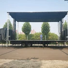 Outdoor hydraulic mobile Stage semi trailer