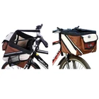 Eco-Friendly Pet Carrier Travel Brown Portable Pet Bicycle Basket Carrier Dog Cat Travel Accessories