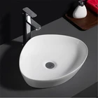 622 High quality cheap prices triangle bathroom vessel sin porcelain wash basin