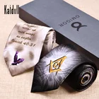 Masonic Tie Masonic Tie Wholesale High Quality Formal Colorful Printed Necktie Customized Logo Masonic Tie