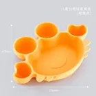 Plate Plate Non-slip Suction Cup Silicone Baby Bowl Toddler Baby Silicone Plate