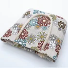 Promotional woman fashion colorful flower patterns ethnicity summer cheap canvas handbag tote beach bag