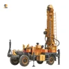 Portable 400m depth trailer mounted rotary hydraulic farm irrigation water well drilling rig machine for sales