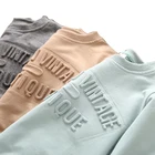 Sweater Custom Street Wear Emboss Sweatshirt Embossed Logo Crewneck Sweater