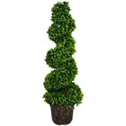 Artificial Wooden Trunk Tree Bonsai Plastic Artificial Grass Spiral Tree Plants
