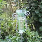 Plastic Plastic PS PP Holder Transport Green Plastic Garden Rain Gauge