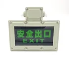 Explosion proof exit sign rechargeable lamp emergency light