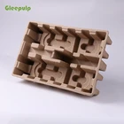 Molded Fiber Fragile Wine Protection Packaging Insert Tray