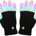 Finger Light Flashing LED Warm Gloves for Birthday Light Party Christmas Dance Thanksgiving Day Ideal Gifts