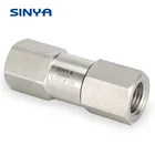 Stainless Steel Check Valve One Way Valve 316 NPT Female 1/8" 1/4 304 High Pressure Natural Gas Non Return Check Valve