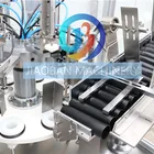 Easy to Operate JB-100FW Automatic Toothpaste Tube Filler and Sealer Plastic Filling and Sealing Machine