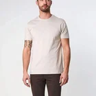 Direct factory cotton spandex men t shirt stretch t shirts custom logo GYM t shirt