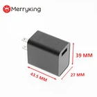 Universal USB Travel Power Adapter Transformers ac dc wall charger with 1.5m DC cable