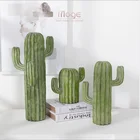 Home office ornaments indoor decoration small faux bonsai plastic mini succullent cactus plant artificial