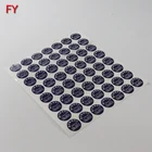 Custom printing round shape card board sealing label sticker