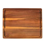 custom logo Organic bamboo chopping blocks Multifunctional Acacia Wood Cutting board kitchen with sink