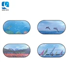 printed car sun shade foldable car sunshade windshield sunshade factory