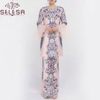 Fashion Modern Juba Lycra Muslim Wear Casual Sportswear For Women Islamic Clothing Lace Baju Kurung