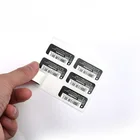 OEM Waterproof Thermal Transfer PET Label Matte Barcode Electronic Product Printing Label