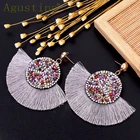 Agustina 2020 women's accessories Drop Earrings tassel crystal earrings party gifts Fashion Earrings Jewelry