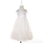 Summer baby girl tulled dress flower girl dress for wedding kid Princess Dress for party