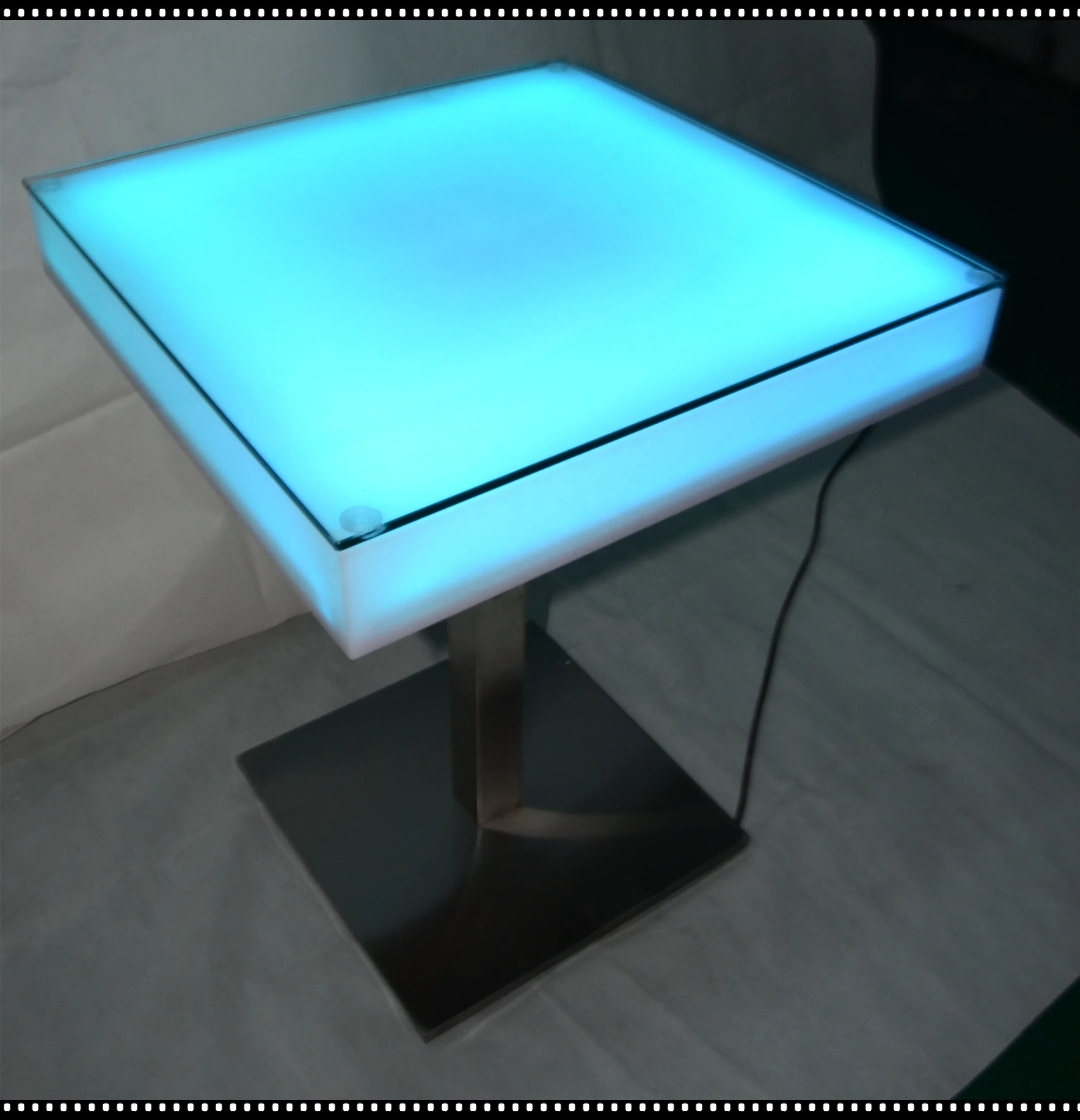 light up dining table