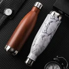 Custom printed bpa free thermos Vacuum Insulated hydro hip flask stainless steel double wall travel sports Water Bottle