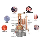 electric heating 3"4"6"8" Reflux turn key Home alcohol distill for Gin Vodka Whiskey distillery
