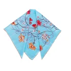 designer 100%pure silk scarf custom digital print
