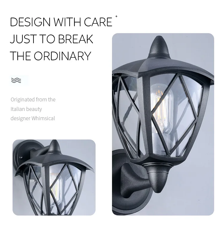 Most Popular Decor Creative Outdoor Wall Lamps For Garden Gallery