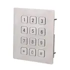 Stainless Steel 304 keyboard metal dome telephone entry systems keypad 3x4 keypad matrix