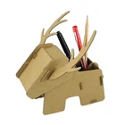 diy paper pen holder corrugated cardboard puzzle for kids