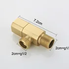 Gold Brass Brass Brass Valve Brushed Gold Faucet Valves Brass Shower Accessories Triangle Valve