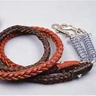Wholesale Adjustable Collar And Leashset Sale Dog Leash, 2020 New Products Personalized Printing Leather dog leash