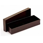 Wholesale office school cheap custom logo art paper cardboard single pen holder packaging pen gift box