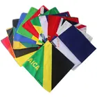 National Flag Series Cotton Square Towel Silk Printing Scarf