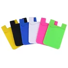 Promotional Custom Phone Sticker Case Silicone Card Holder Phone for Man and Woman