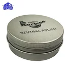 cosmetic logo pure mini tin mint round tin box cream Aluminium with screw lid