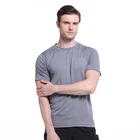 Wholesale Tee Men's Sports Wear T Shirt Mens polyester sports shirt dry fit gym t shirt