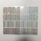 Art Nail Sticker Wholesale 3D Pattern Adhesive Art Decoration Nail Sticker
