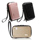 Portable Waterproof Shockproof Fashion Carry Case Aranticy Travel Makeup Pouch Bag/Case with Hand Strap for Easy Carrying