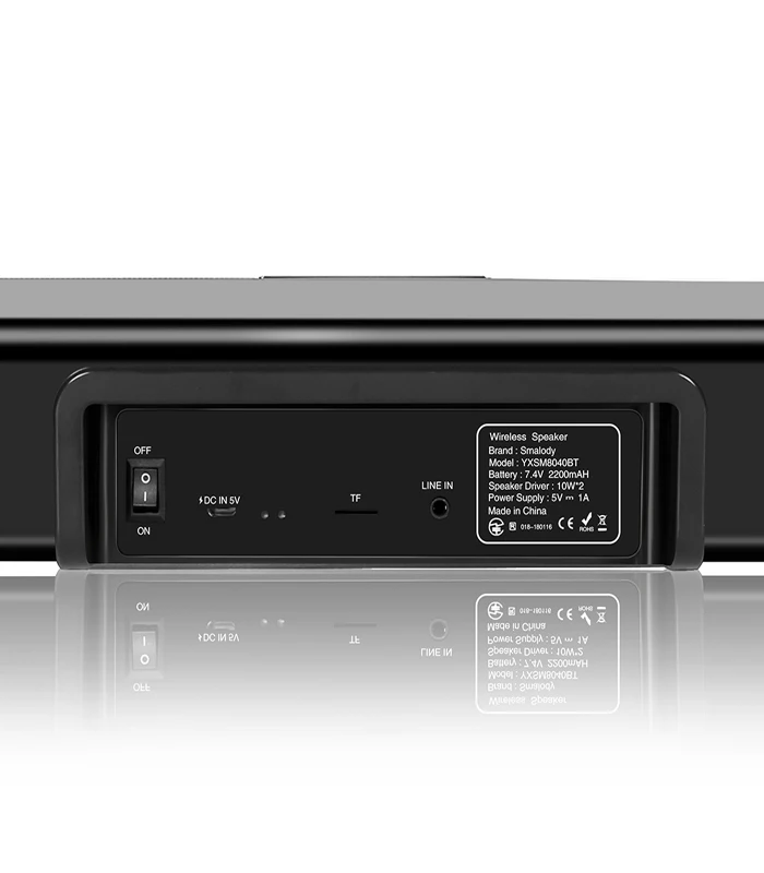 GAS-8040 20W Subwoofer Soundbar Bluetooth Bass Wireless Speaker 4400Mah Portable With Remote Control LCD Display Home Theater TV - ANKUX.COM