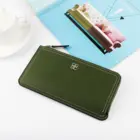 Korean Version Design Women Pu Leather Wallet Wholesale Fashion Cross Fringe Zipper Purse