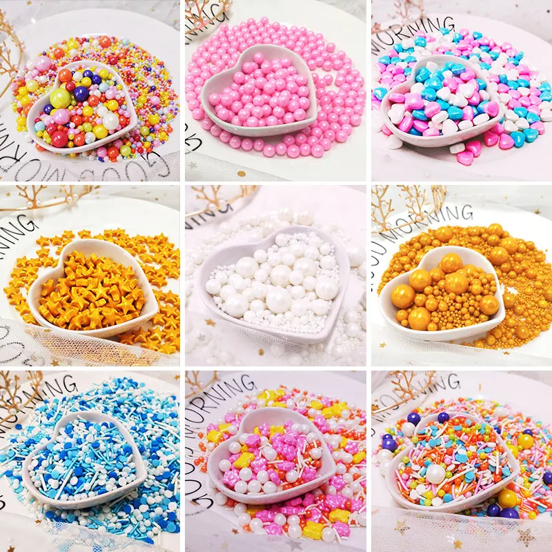 baking supplies Christmas sprinkle reposteria new year cake decoration birthday party supplies sugar pearls edible sprinkle cake